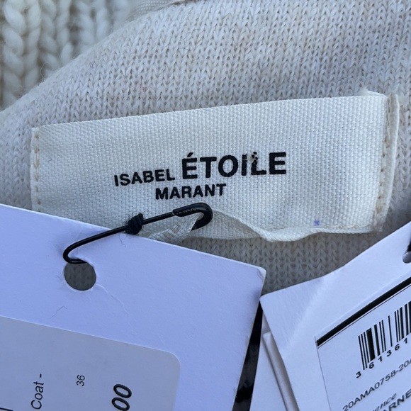 Isabel Marant Étoile | Garner Fleece Quarter Zip Pullover - Picture 16 of 16